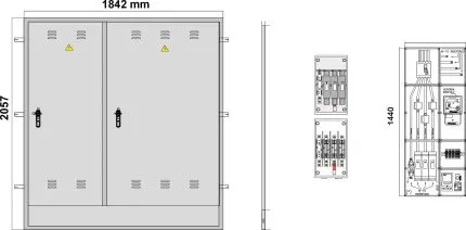 NA02065 Puerta empotrar en pared de 1842x2057mm con DOS PUERTAS