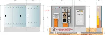NA05066-14 GRA-6 EQUIPADO CGP630 + TMF-10_400_400A_277KW + NA05069 GRA-2550_1030 EQUIPADO CUADRO CONTROL Y MANDO