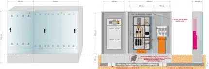 NA05069 GRA-2550_1030 EQUIPADO CUADRO CONTROL Y MANDO + NA05100-15 GRA-6 INVERTIDO EQUIPADO TMF-10_630_500A_346KW + CGP 630