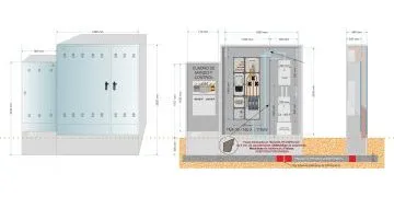 Equipo de potencia de 160A de 111KW // Armarios: GRA-2150/800 + GRA-5 INVERTIDO