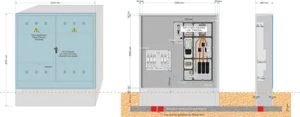 NA05101 GRA-2550_2200 EQUIPADO CAJA DERIVACION + TMF-10 630A 436,00kW con dif. TOROIDAL