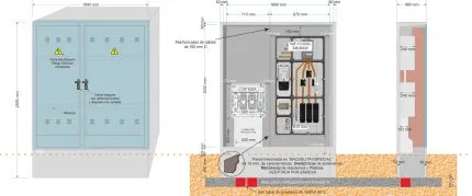 Armario GRA-55 + BUC CGP-9-630 A. + TMF10 de 630/500A (346kW) ICP