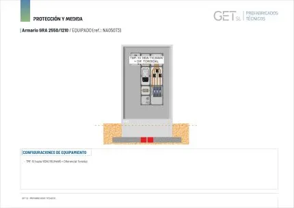 Ficha Técnica Armario GRA 2550/1210 - Equipado