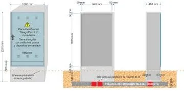 NA05053 // NA05061-xx. Armario GRA 2210/940 (medida exterior 1.090x480x2.210mm)