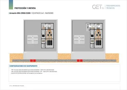 Ficha Técnica Armario GRA-2550/2200 - Equipamiento