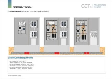 Ficha Técnica Armario GRA-55 INVERTIDO - Equipamiento