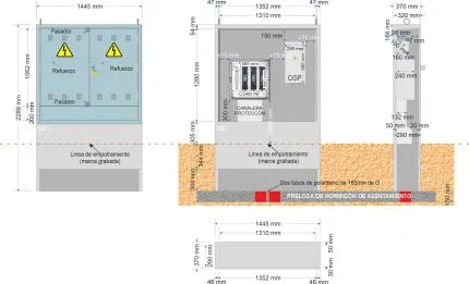 NA05036 GRA-2285/1355 EQUIPADO CS400 INF + CGP (Montaje horizontal)