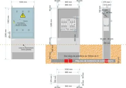 NA05041 GRA-2285/910 EQUIPADO CDM (CGP-12250/250/400/BUC)