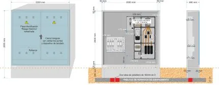 NA05101 GRA-2550_2200 EQUIPADO CAJA DERIVACION + TMF-10 630A 436,00kW con dif. TOROIDAL