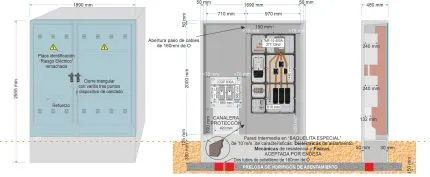 Armario GRA-55 + BUC CGP-9-630 A. + TMF10 de 400/400A (277,12kW) ICP