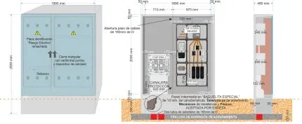 Armario GRA-55 + BUC CGP-9-630 A. + TMF10 de 630/500A (346kW) ICP