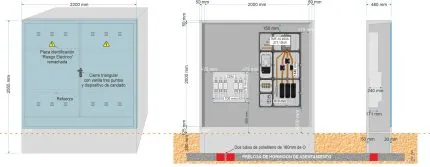 NA05101 GRA-2550_2200 EQUIPADO CAJA DERIVACION + TMF-10 400A 277,12kW