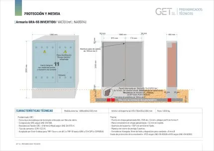 Ficha Técnica Armario GRA-55 INVERTIDO