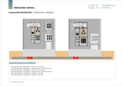 Ficha Técnica Armario GRA-66 INVERTIDO - Equipamiento