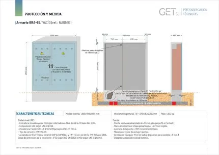 Ficha Técnica Armario GRA-55