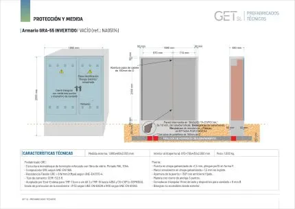 Ficha Técnica Armario GRA-55 INVERTIDO