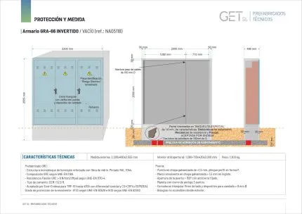 Ficha Técnica Armario GRA-66 INVERTIDO