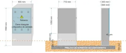 Armario PE-A CONTADOR. Pintado