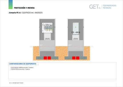 Ficha Técnica Armario PE-A - Equipamiento