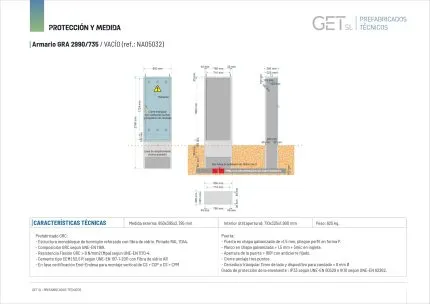 Ficha Técnica Armario GRA 2990/735