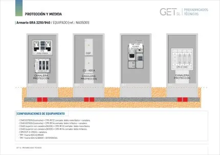 Ficha Técnica Armario GRA 2210/940 -Equipamiento.