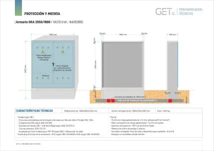 Ficha Técnica Armario GRA 2550/1690
