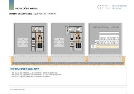 Ficha Técnica Armario GRA-2550/2200 - Equipamiento