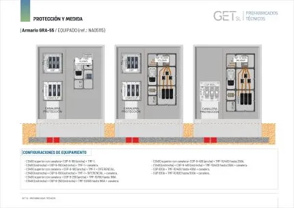 Ficha Técnica Armario GRA-55 - Equipamiento