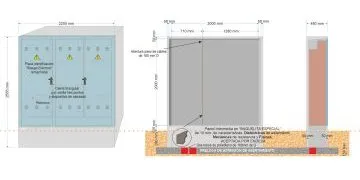 NA05117 // NA05119-xx. Armario GRA-66 (medida exterior 2.200x480x2.555mm) -Según nueva norma CNL009-