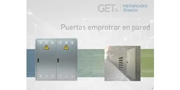 Puertas empotrar pared