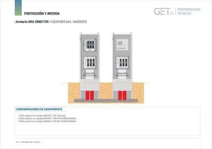 Ficha Técnica Armario GRA 2990/735 - Equipamiento