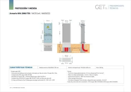 Ficha Técnica Armario GRA 2990/735