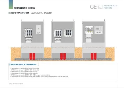 Ficha Técnica Armario GRA 2285/1355 - Equipamiento