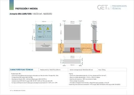 Ficha Técnica Armario GRA 2285/1355