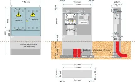 NA05036 GRA-2285/1355 EQUIPADO CDU (ancha) + CPM (Montaje horizontal)