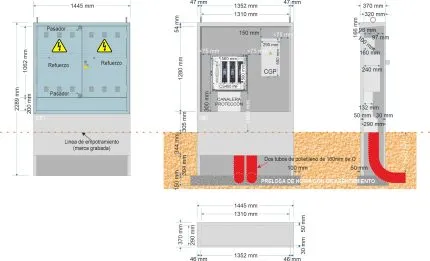 NA05036 GRA-2285/1355 EQUIPADO CS400 inferior + CGP (Montaje horizontal)