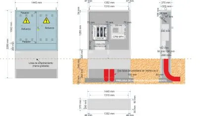 NA05036 GRA-2285/1355 EQUIPADO CS400 inferior + CPM (Montaje horizontal)