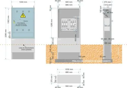 NA05041 GRA-2285/910 EQUIPADO CDM (CGP-12250/250/400/BUC)