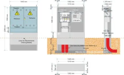 NA05036 GRA-2285/1355 EQUIPADO CDU (ancha) + CPM (Montaje horizontal)