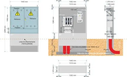 NA05036 GRA-2285/1355 EQUIPADO CS400 inferior + CGP (Montaje horizontal)