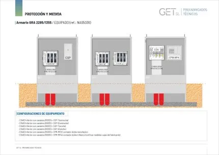 Ficha Técnica Armario GRA 2285/1355 - Equipamiento