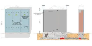 NA05118 // NA05120-xx. Armario GRA-66 INVERTIDO (medida exterior 2.200x480x2.555mm) -Según nueva norma CNL009-